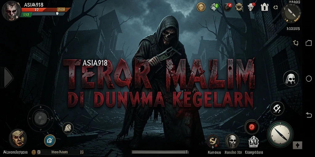 Gameplay menegangkan dari ASIA918 saat menghadapi makhluk horor.