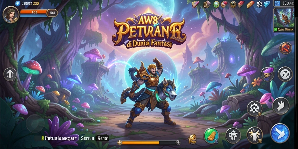 Tampilan gameplay AW8 penuh aksi dan petualangan seru.