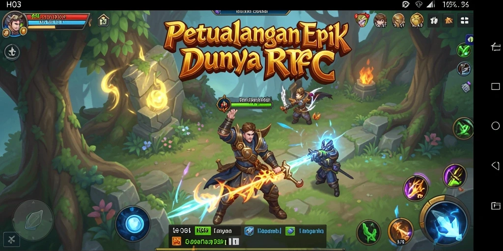 Tampilan gameplay H03 yang menarik dan penuh aksi RPG.