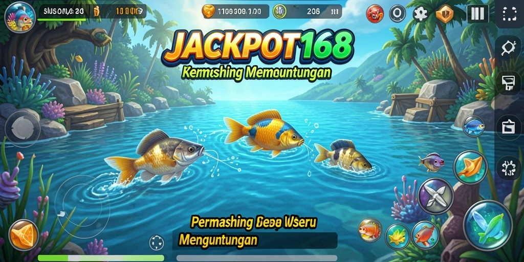 Tangkapan ikan besar dalam gameplay JACKPOT168 yang mengasyikkan.