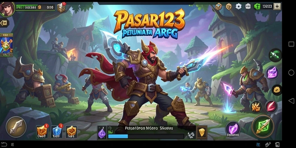 Tampilan gameplay PASAR123 yang seru dan menegangkan.