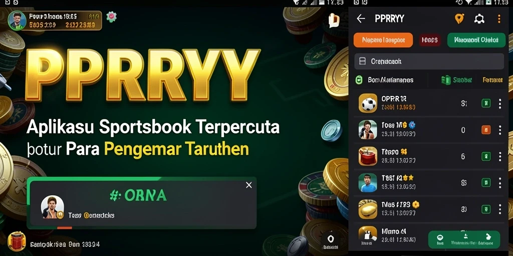 Tampilan screenshot PPRRYY menampilkan antarmuka taruhan yang intuitif.