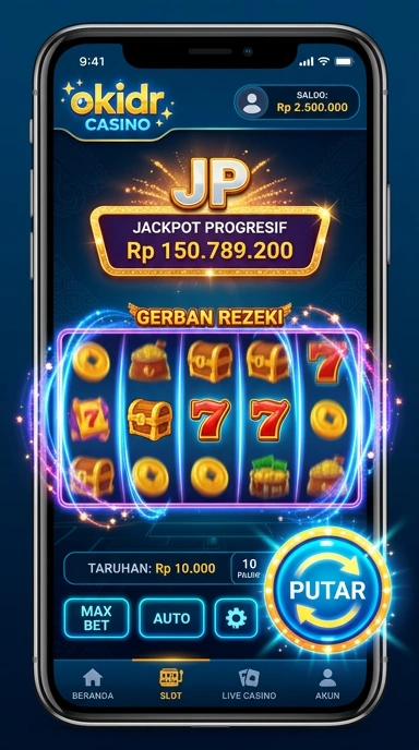 Tampilan antarmuka aplikasi okidr yang intuitif dan menarik.